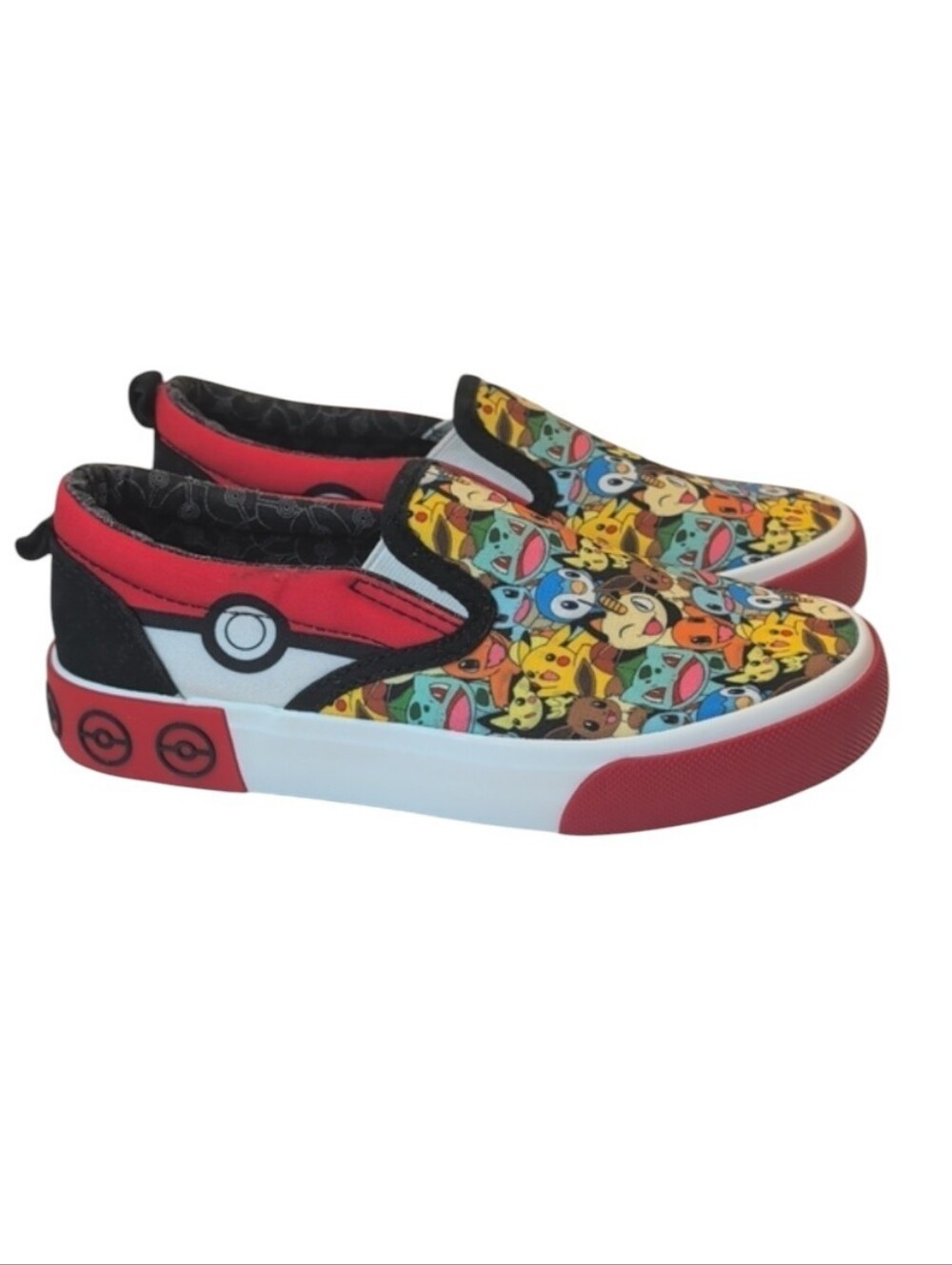 Pokémon Ground Up Slip-On Sneakers with Poké Ball Accents - Multicolor Size 1